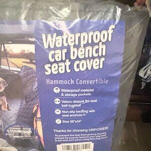 Waterproof Pet Car Seat Cover - Black